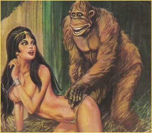 Apes Fucking Women - Ape Fucking Girl Cartoon Bdsm | BDSM Fetish