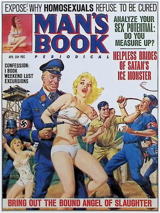 Man's Book nazi bondage cover